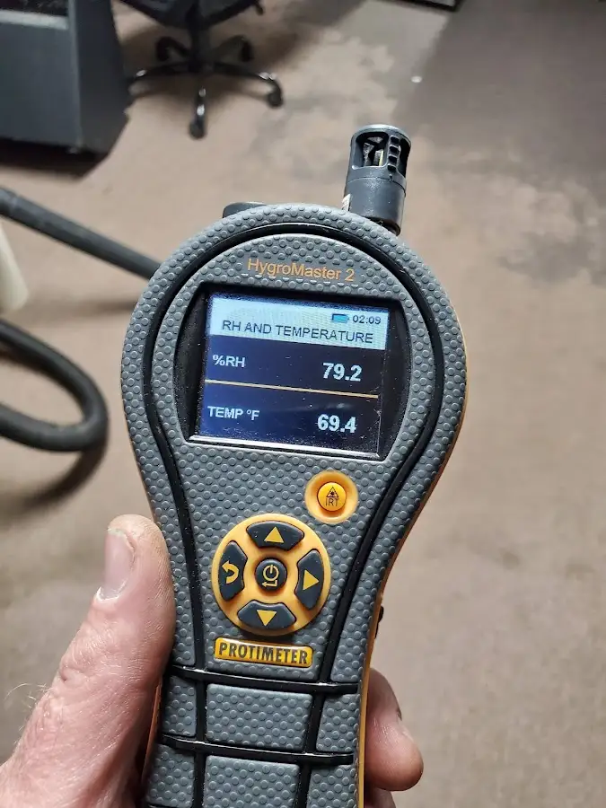 Moisture meter humidity assessment for Mold Remediation & Removal in El Cerro Mission
